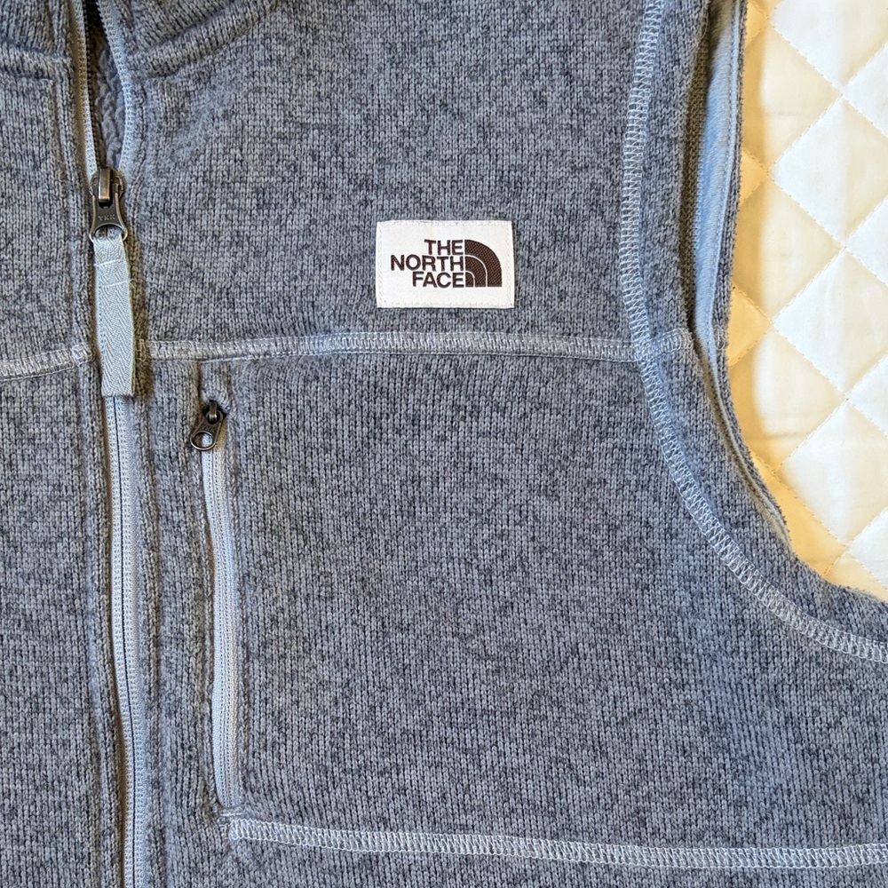 The North Face Gray Fleece Vest